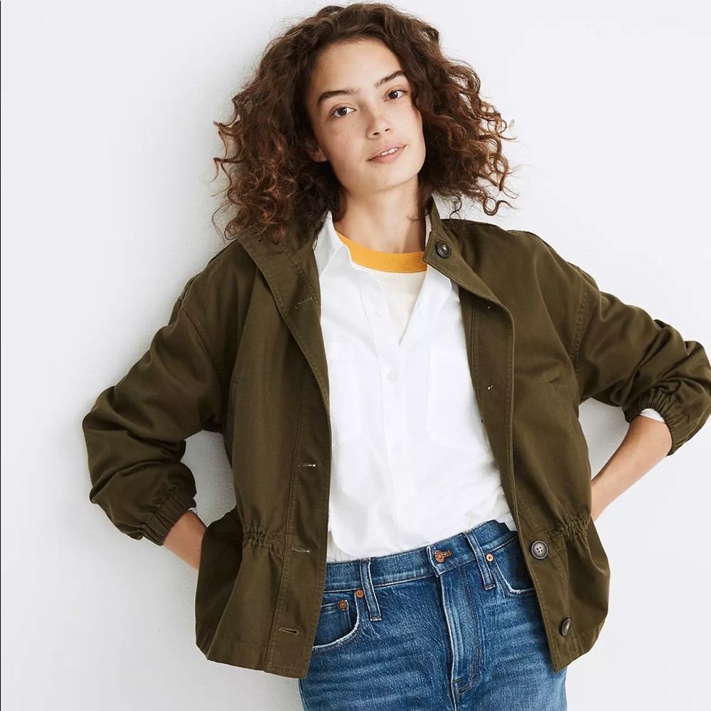 Madewell Highbury Military Jacket | Size Large